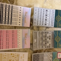 ブランド ロゴ ネイルシール ネイルパーツ ネイル シールの画像