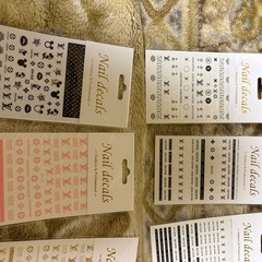 ブランド ロゴ ネイルシール ネイルパーツ ネイル シールの画像