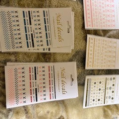 ブランド ロゴ ネイルシール ネイルパーツ ネイル シールの画像