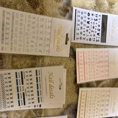 ブランド ロゴ ネイルシール ネイルパーツ ネイル シールの画像