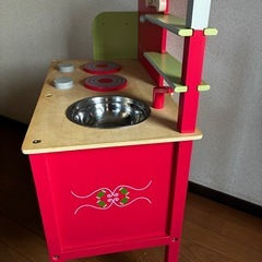 木製 おままごとキッチン の画像