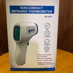 未使用品　フェイスプロテクションシールドマスク　体温計(非医療品)　 の画像