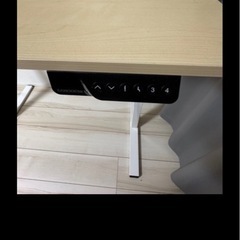 机 120x60cm 昇降デスク　在宅ワーク　美品の画像