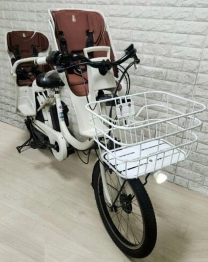 ?美品?室内保管?ブリヂストン ビッケ2 電動自転車 大容量8.7Ah 子供乗せ  ?新基準?9002