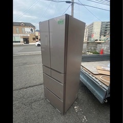 NO B947🌈福岡市内配送設置無料✨🌈日立 冷蔵庫 幅65cm 478L クリスタルシャンパン R-HW48R XN 6ドア フレンチドア 日本製 まるごとチルド 2021ねんしき2021年式の画像