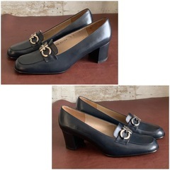 サルバトーレフェラガモ【22㎝位】パンプス☆クリーニングお手入れ済6398の画像