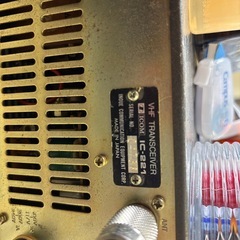 アイコム2mアマチュア無線機、取説有りの画像