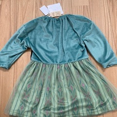 アナと雪の女王 アナ なりきり 上下セット90cmの画像