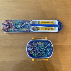 シンカリオン弁当箱　スプーンフォーク箸の3点セットの画像