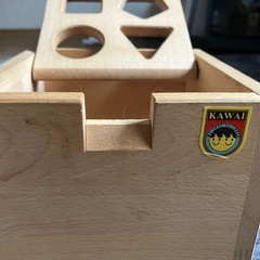 KAWAI 木製玩具◆形あわせ　USEDの画像