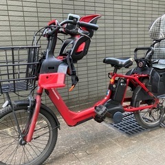 2電動アシスト自転車 ギュット･アニーズ･DX（ロイヤルレッド/3段変速） BE-ELMA032R【2017年モデル】 の画像