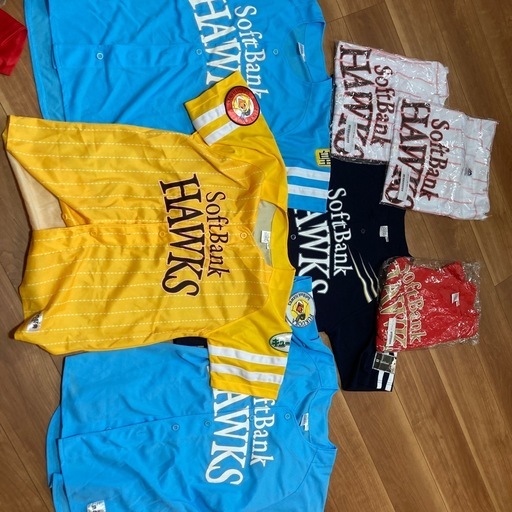 ソフトバンクホークス ユニフォーム メンズLサイズ 1着1000円