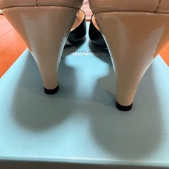 AuBANNISTERバイカラーパンプスの画像