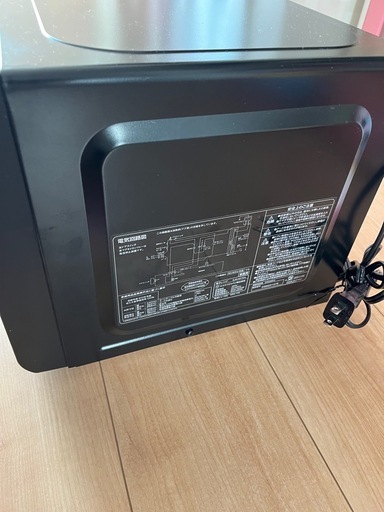 電子レンジ（家庭用）17.8LブラックSJM-M17DA