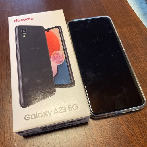 ほぼ使用なし。なし。Galaxy A23 5G