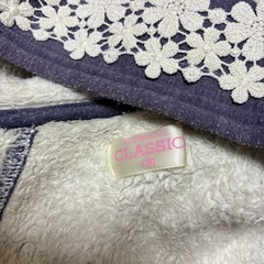 ELFINDOLL CLASSIC 130サイズ　紫の入ったネイビーパーカーの画像