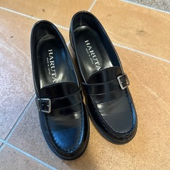 HARUTA ローファー　黒の画像