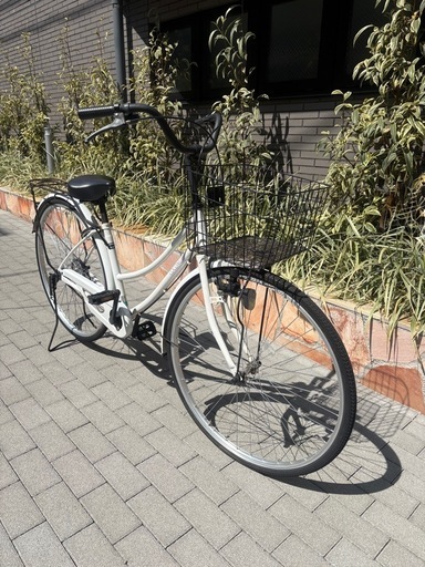 シティサイクル 26インチ シマノ6段変速ギア ママチャリ 自転車 