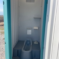 仮設トイレの画像