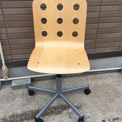 JM20913S)オフィスチェア 昇降式 キャスター 幅：約44cm  高さ：約80～92cm 奥行：約38cm 中古品【取りに来られる方限定】の画像