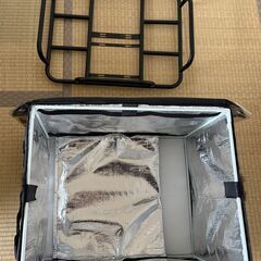 自転車　デリバリー　宅配バッグ・荷台の画像