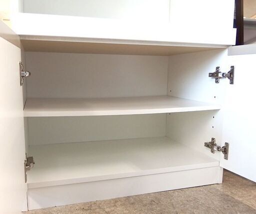 ニトリ レンジ台 フォルムＮ 幅60cm コンパクト RE9060 キッチン収納家具 レンジボード 一人暮らし 食器棚 ☆ 札幌市北区屯田