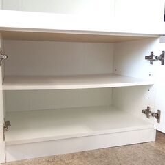 ニトリ レンジ台 フォルムＮ 幅60cm コンパクト RE9060 キッチン収納家具 レンジボード 一人暮らし 食器棚 ☆ 札幌市北区屯田の画像