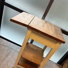 収納棚　アンティーク　拡張天板の画像