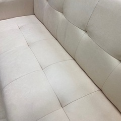 2人掛けソファー　白の画像