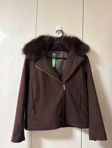 URBAN RESEARCHライダースジャケットフォックスファー