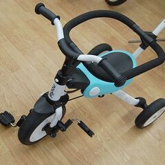 nadle 3輪車 ブルー系 ベビーウォーカー 手押し車 変形可能 説明書付き 5歳まで 三輪車 コントロールバー キッズ ベビー  札幌市 清田区 平岡の画像