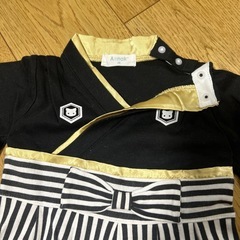 男の子　袴ロンパース　80cmの画像