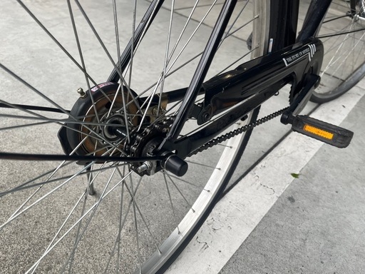 【大人用】整備済中古自転車 サカモトテクノ27型スイングシティ 廉価車 黒色 <自転車のオオムラ 静岡店>