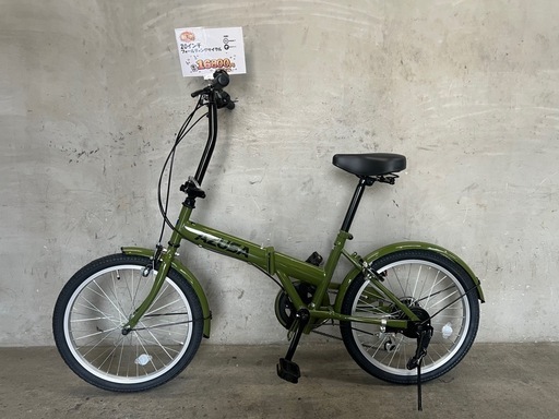 ?新車入荷?折りたたみ自転車 AZUSA グリーン 20インチ