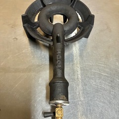 業務用　鋳物コンロ　1重大　都市ガス　下枠無しの画像