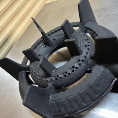 業務用　鋳物コンロ　1重大　都市ガス　下枠無しの画像