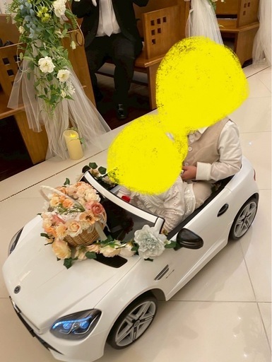 電動乗用ラジコンカー  リングボーイ 結婚式