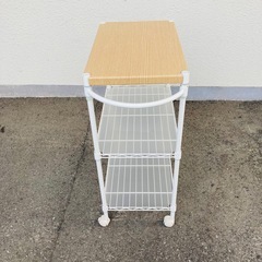 キッチンワゴン　3段　キャスター付　収納ワゴン　の画像