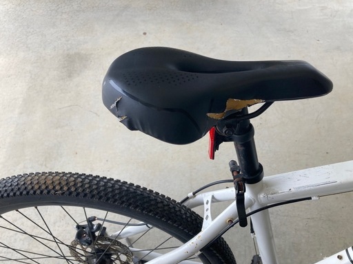 クロスバイク　自転車　26インチ　ホワイト