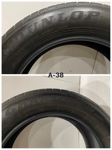 サマータイヤSALE![極上] DUNLOP GRANDTREK PT5A 265/55R20 20インチ 23年製 9分山 ４本セット　中古相場¥60,000 クレジット決済可
