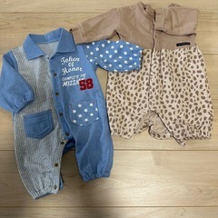 ロンパース60～70　4枚セットの画像