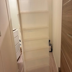 美品　無印良品　MUJI   衣装ケース　7ケースの画像