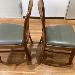 ダイニングチェア２脚セット【町田市再生家具】253798の画像