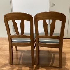 ダイニングチェア２脚セット【町田市再生家具】253797の画像