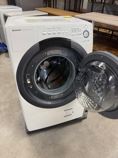 SHARP ドラム洗濯機　ES-S7D-WR 2019年製