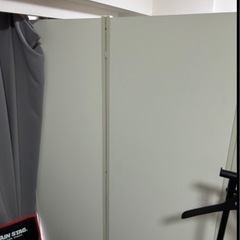 折りたたみ式パーテーション 3連 ホワイト 間仕切り 定価5万円の画像