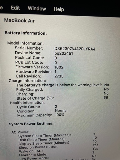 Apple MacBook Air M1 13インチ,16GB RAM,500GB SSD,英語キーボード