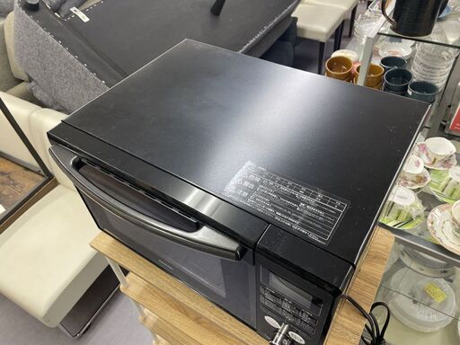 IRIS OHYAMA スチームオーブンレンジ MO-FS2403-B 2021年製 角皿欠品 フラット庫内 アイリスオーヤマ キッチン家電 調理家電 札幌市手稲区
