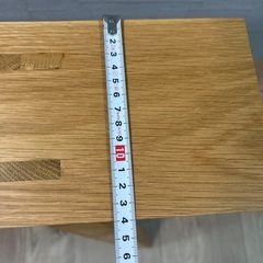 無印良品　オーク材　ベンチの画像