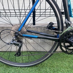 値下げ対応します！【美品】 キャノンデール CAAD Optimo Claris 2020 サイズ51 黒青 直接引取の画像